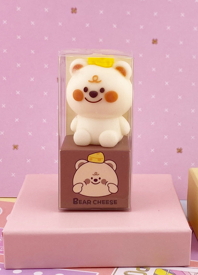 TAILLE-CRAYONS BEAR CHEESE : BEIGE