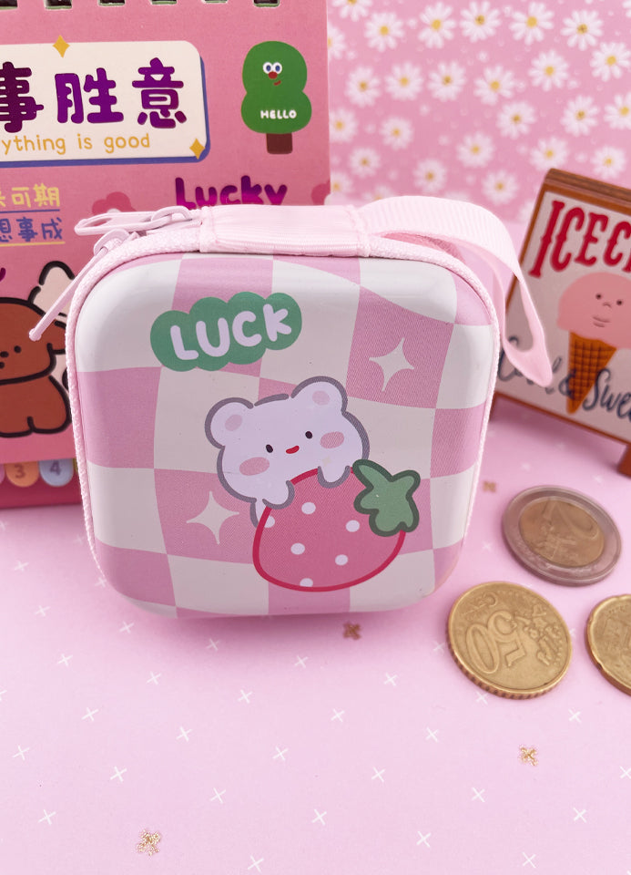 PORTE MONNAIES STRAWBUNNY