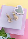 BOUCLES D'OREILLES STAR & MOON