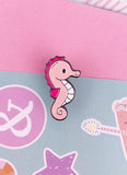 PIN'S HIPPOCAMPE ROSE