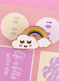 PIN'S CLOUDY RAINBOW
