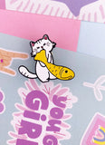 PIN'S LITTLE CAT & BIG FISH