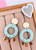 BOUCLES D'OREILLES SUMMER : TURQUOISE