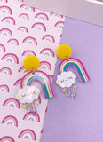 BOUCLES D'OREILLES CLOUDY RAINBOW