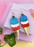 BOUCLES D'OREILLES AMERICAN ICE CREAM