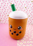 SQUISHY KAWAII MEGA BUBBLE TEA MARRON