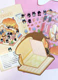 DECO SCENE STICKER CAT BAKERY