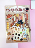 DECO SCENE STICKER CAT CHOCOLAT
