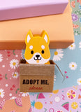 GOMME CHIEN À ADOPTER : SHIBA INU