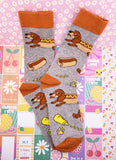 CHAUSSETTES : CHIEN SAUCISSE