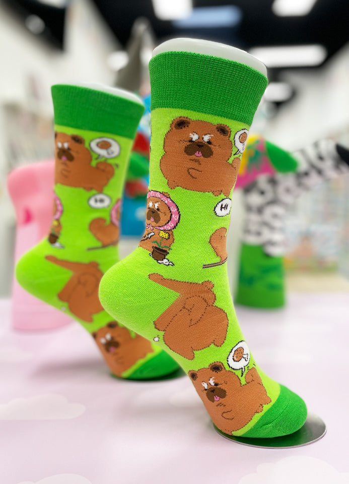 CHAUSSETTES KAWAII CHOW CHOW | T36-42