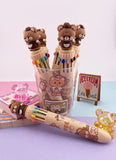 STYLO KAWAII 10 COULEURS OURS HELLO