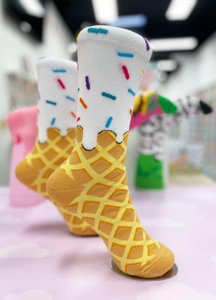 CHAUSSETTES KAWAII CORNET DE GLACE | T36-42