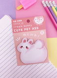 STICKY NOTES CUTE PET ASS : LAPIN