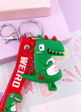 PORTE-CLES DINGO DINO : VERT