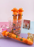 STYLO KAWAII 10 COULEURS DINO VALLEY ORANGE