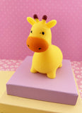 SQUISHY KAWAII GIRAFE JAUNE