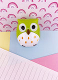 TAILLE-CRAYONS GROS HIBOU : VERT