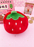 PORTE MONNAIES GROSSE FRAISE