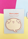 STICKY NOTES HAPPY FACE : BLEU