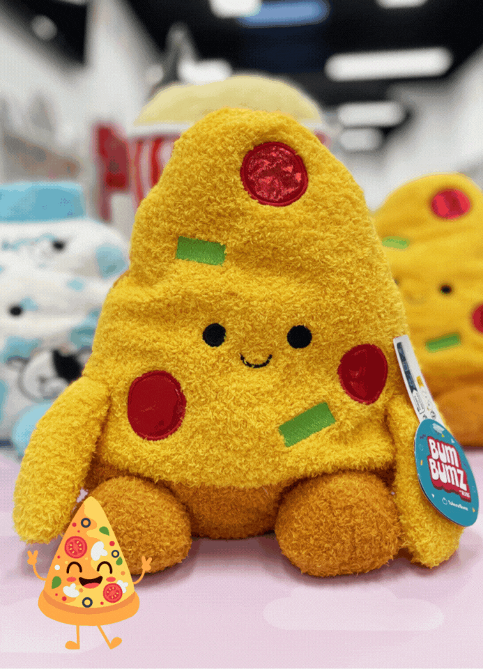 MEGA PELUCHE KAWAII PIZZA 30CM