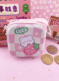 PORTE MONNAIES STRAWBUNNY