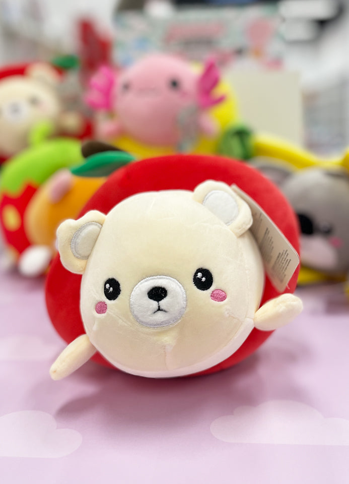 PELUCHE KAWAII OURS POMME 24CM