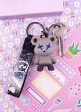 PORTE-CLES OURS DESTROY : GRIS