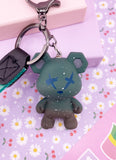 PORTE-CLES OURS DESTROY : VERT