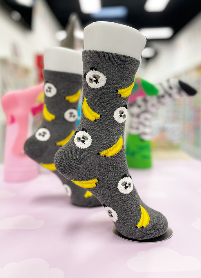 CHAUSSETTES KAWAII PANDA BANANE | T35-40