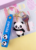 PORTE-CLES PANDA LOVER : BLEU