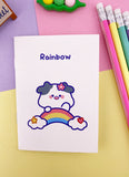 MINI CARNET KAWAII : RAINBOW