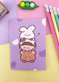 MINI CARNET KAWAII : THREE FRIENDS