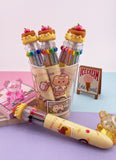 STYLO KAWAII 10 COULEURS DESSERT PUDDING