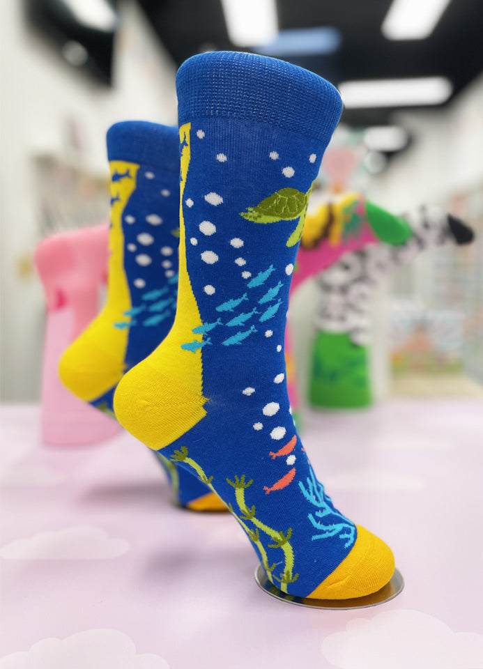 CHAUSSETTES KAWAII SOUS L'OCEAN | T36-42