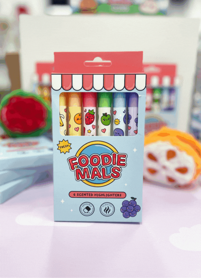 SURLIGNEURS KAWAII PARFUMES ET EFFACABLES