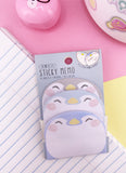 TRIO DE STICKY NOTES : PINGOUIN